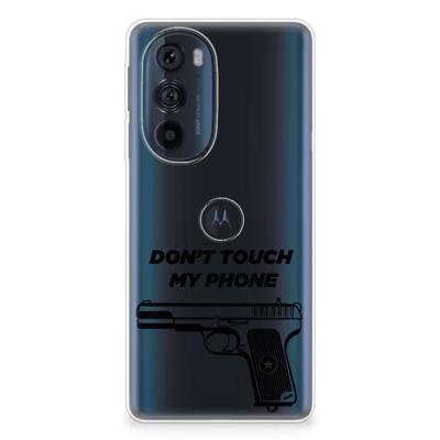 Motorola Edge 30 Pro Silicone-hoesje Pistol DTMP Motorola Edge 30 Pro Silicone-hoesje Pistol DTMP