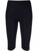 MM6 Maison Margiela bermuda à coupe ajustée - Noir MM6 Maison Margiela bermuda à coupe ajustée - Noir