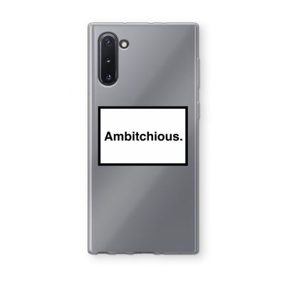 Ambitchious: Samsung Galaxy Note 10 Transparant Hoesje