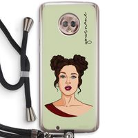 Pop-Art Creator: Motorola Moto G6 Transparant Hoesje met koord