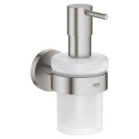 GROHE Start Zeepdispenser - 160ml - met houder - wandmontage - supersteel 41195dc0