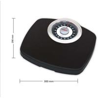 Little Mechanical Pester-Person Balance 8400 Comfort 180, 180 kg / 1 kg, groot scherm, compact, zwart en chroom