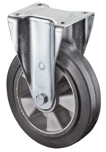 BS Rollen Bokwiel voor zware lasten | wiel-d. 100 mm draagvermogen 150 kg | rubber | 138 mm 110 mm | 1 stuk - N110.B80.101 N110.B80.101