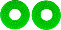 UFO PLAST rubber handvat "donuts" rubber grip donuts green