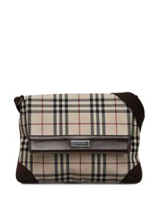 Burberry Pre-Owned sac à bandoulière à motif House Check (2000-2017) - Marron