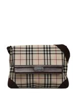 Burberry Pre-Owned sac à bandoulière à motif House Check (2000-2017) - Marron - thumbnail