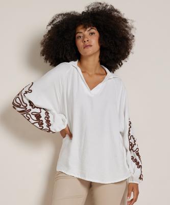 top met mouwtape top met mouwtape