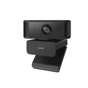 Hama PC-webcam C-650 Face Tracking, 1080p, USB-C, voor videochat/vergaderen Webcam Zwart