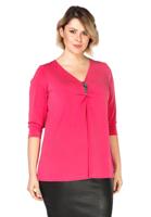 Yoek Shirt A-line beaded | Roze | Maat 58/60