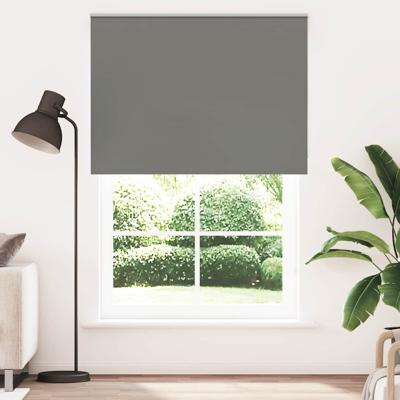 Rolgordijn verduisterend 160x230 cm stofbreedte 156,6 cm grijs