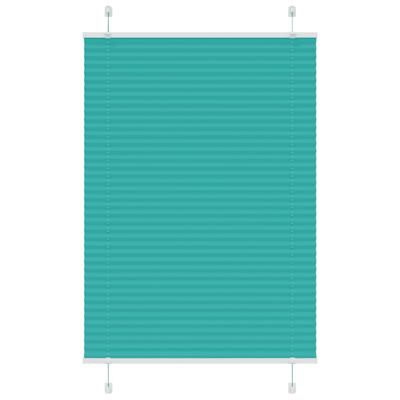 Pliss rolgordijn 95x100 cm stofbreedte 94,4 cm petrol groen