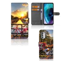 Motorola Moto G51 5G | Flip Cover | Amsterdamse Grachten