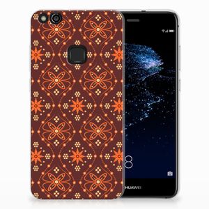 Huawei P10 Lite TPU bumper Batik Brown