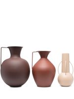 POLSPOTTEN lot de 3 vases Roman - Marron