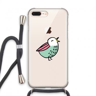 Birdy: iPhone 7 PLUS Transparant Hoesje met koord