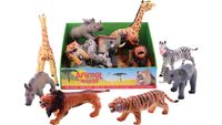 Animal world wilde dieren soft 25-30 cm 6 ass. - thumbnail