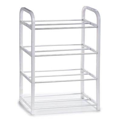 Arte r Schoenenrek - 4-laags - wit - metaal - 40 x 19 x 56 cm - Schoenen opbergen