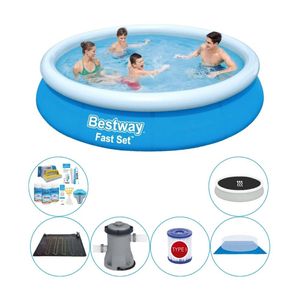 Bestway Fast Set Rond 366x76 cm - Zwembad Combinatie Deal