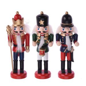 Christmas Decoration Kersthangers - notenkrakers - 3x - 12,5 cm