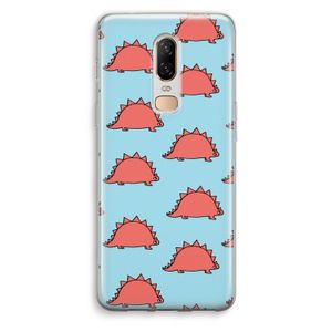 Dinosawrr: OnePlus 6 Transparant Hoesje