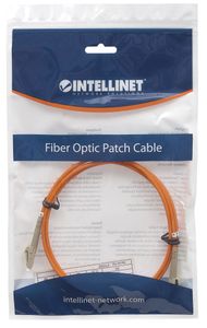 Intellinet 470339 Glasvezel Optische vezel Aansluitkabel [1x LC-stekker - 1x LC-stekker] 50/125 µ Multimode OM2 5.00 m
