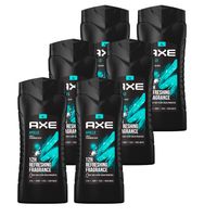 Axe - 3-in-1 Douchegel, Facewash & Shampoo Mannen - Apollo - 6 x 400 ml - XL - Voordeelverpakking - thumbnail