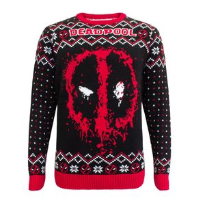 Deadpool Sweatshirt Christmas Jumper Deadpool Size M