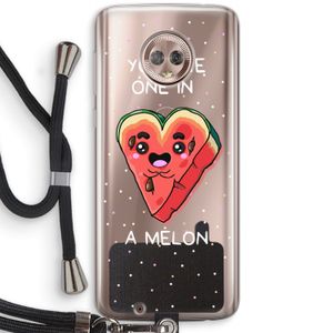 One In A Melon: Motorola Moto G6 Transparant Hoesje met koord