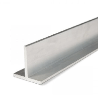 Aluminium T profiel 60x60x6 mm - per meter
