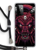 Hell Hound and Serpents: Samsung Galaxy A72 5G Transparant Hoesje met koord