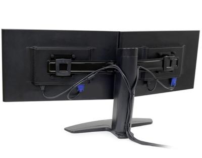 Ergotron Neo Flex Dual Monitor Lift Stand flat panel bureau steun 62,2 cm (24.5") Zwart