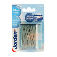 Jordan Tandenstoker tafeldispenser 125 stuks 1 Stuks