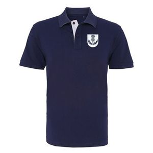 Rugby Vintage - Schotland Polo - Navy/Wit