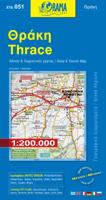 Wegenkaart - landkaart 51 Thrace - Thracië | Orama