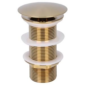 Differnz afvoerplug always open | L | mat goud | 72mm