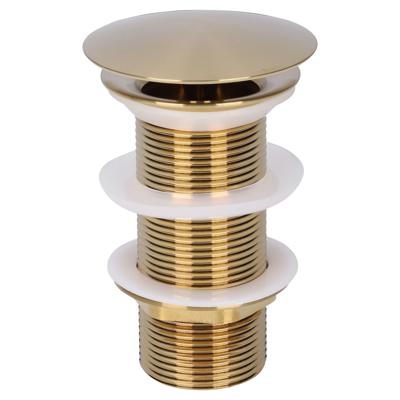 Differnz afvoerplug always open | L | mat goud | 72mm