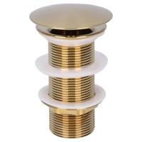 Differnz afvoerplug always open | L | mat goud | 72mm