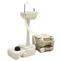 The Living Store Campingtoilet HDPE-PP 41.5x36.5x30cm - 10L afvaltank - T-type spoelsysteemThe Living Store - thumbnail