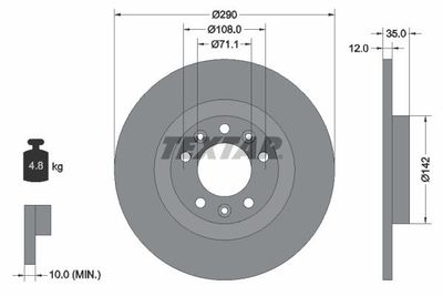 Remschijf 92267303