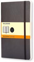 Notitieboek moleskine large 130x210 lijn sc zwart