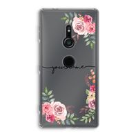 Rozen: Sony Xperia XZ2 Transparant Hoesje