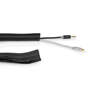 Nedis CMSL0015BK200 kabelsleeve nylon 15 mm 2 meter zwart