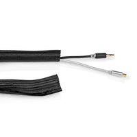 Nedis CMSL0015BK200 kabelsleeve nylon 15 mm 2 meter zwart - thumbnail