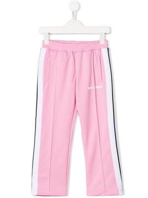 Palm Angels Kids pantalon de jogging à logo imprimé - Rose