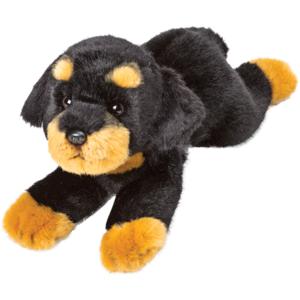 Pluche knuffel dieren Rottweiler hond - 30 cm - Speelgoed knuffelbeesten - Honden soorten