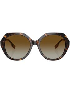 Burberry Eyewear lunettes de soleil Vanessa à effet écaille de tortue - Marron