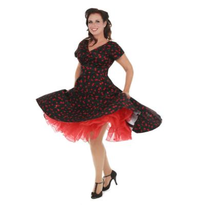 Vivien Of Holloway Grace Dress Cherry-XXL | 25% korting Vivien Of Holloway Grace Dress Cherry-XXL | 25% korting