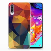 Samsung Galaxy A70 TPU Hoesje Polygon Color