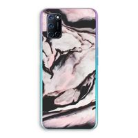 Roze stroom: Oppo A92 Transparant Hoesje