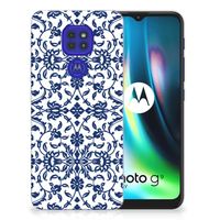 Motorola Moto G9 Play | E7 Plus TPU Case Flower Blue - thumbnail